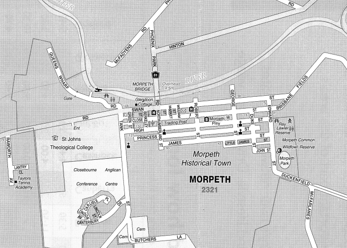 Street Plan - Morpeth