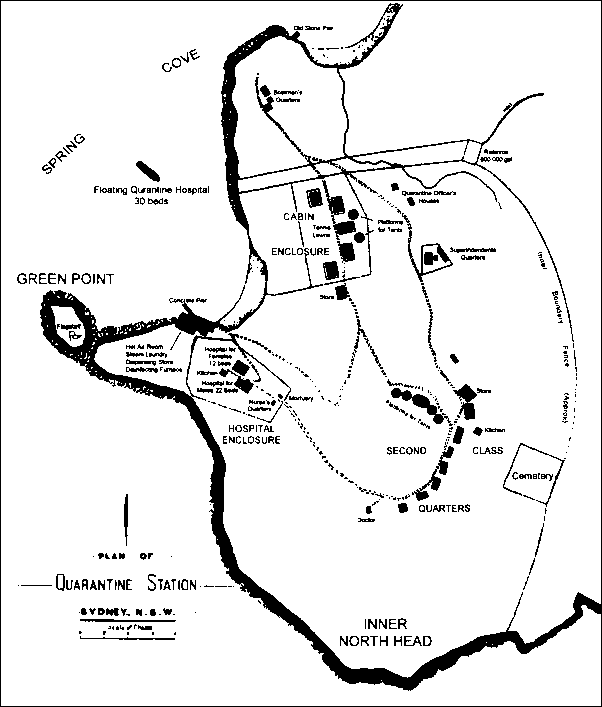 Plan of the Quarantine Station - 1884